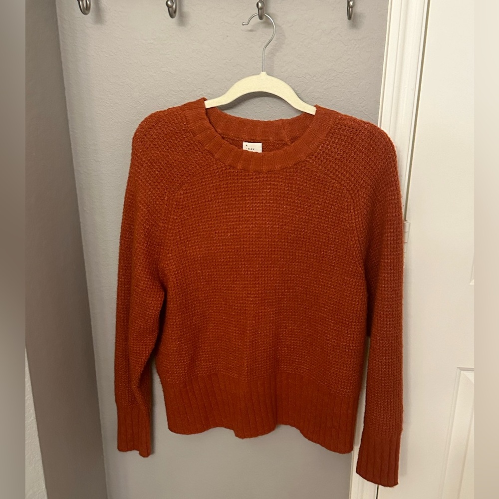 Target/ a new day orange sweater
